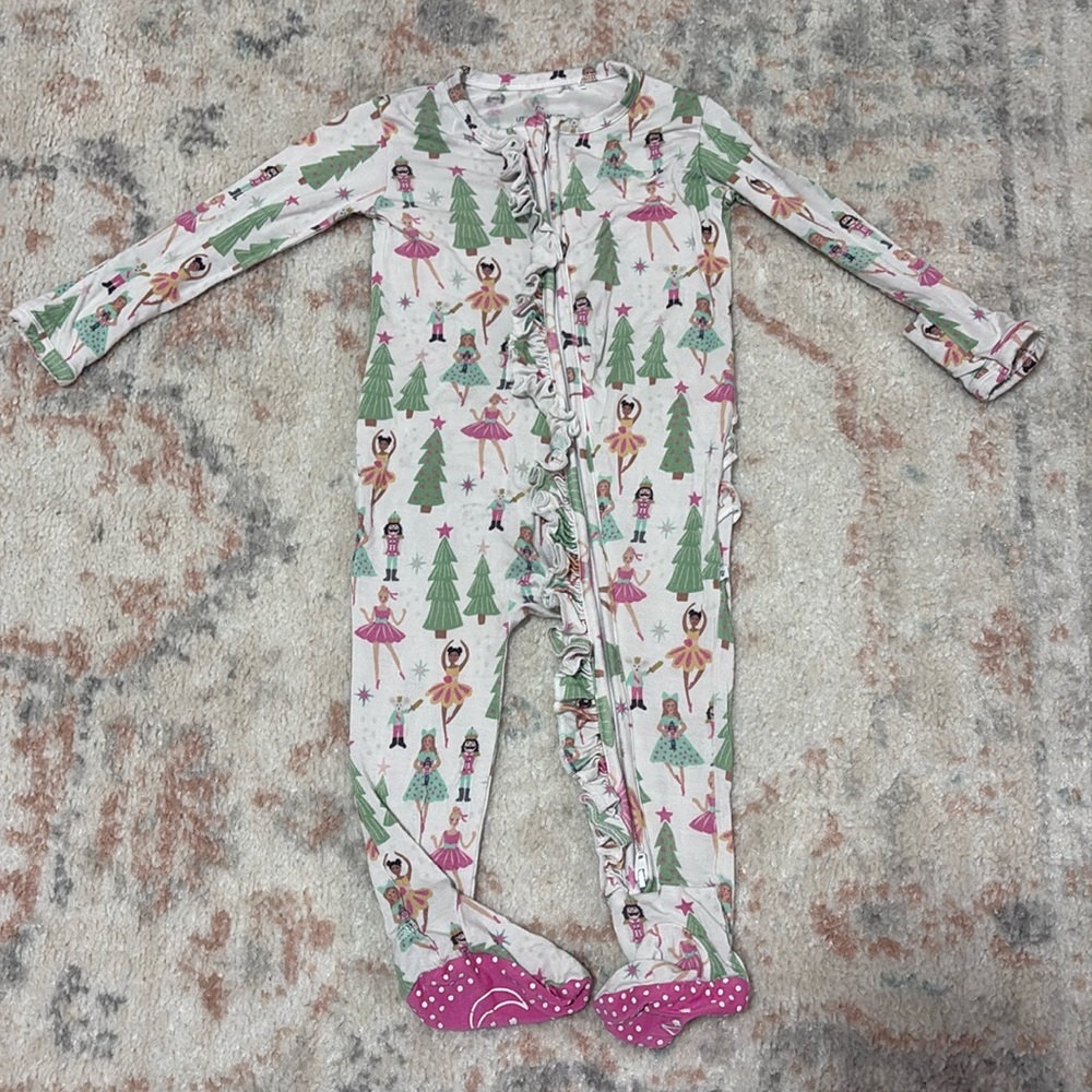 Little Pajama CO Nutcracker Footie
